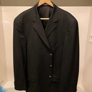 Men's Ultimo Uno Black Sport Coat Size 50L